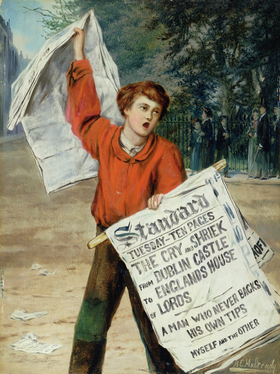 Newsboy - Augustus Edward Mulready