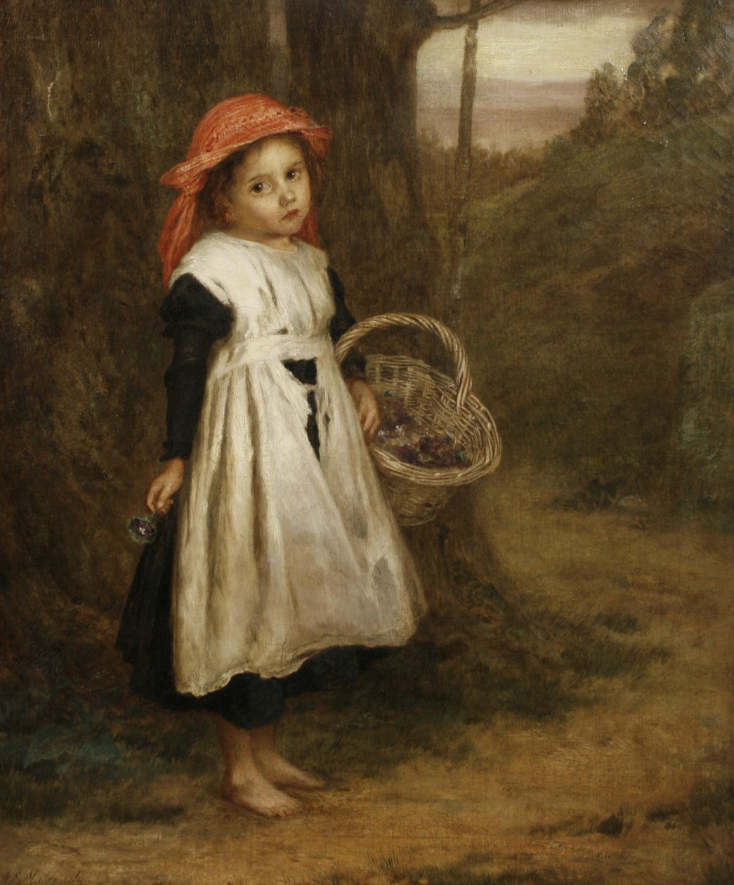 Une petite vendeuse de violettes - Augustus Edwin Mulready