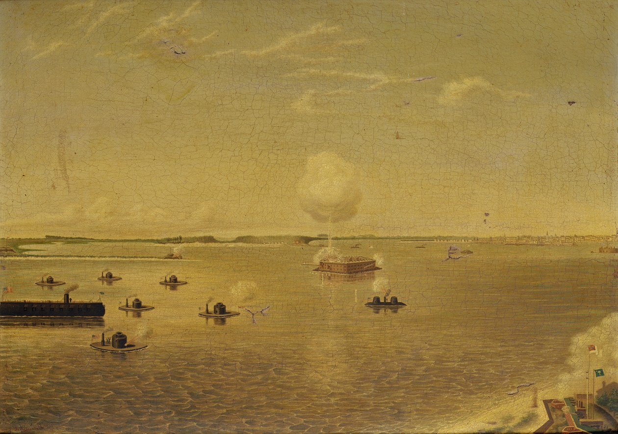 Assaut sur Fort Sumter, 7 avril 1863, c.1863 - Augustus Grinevald