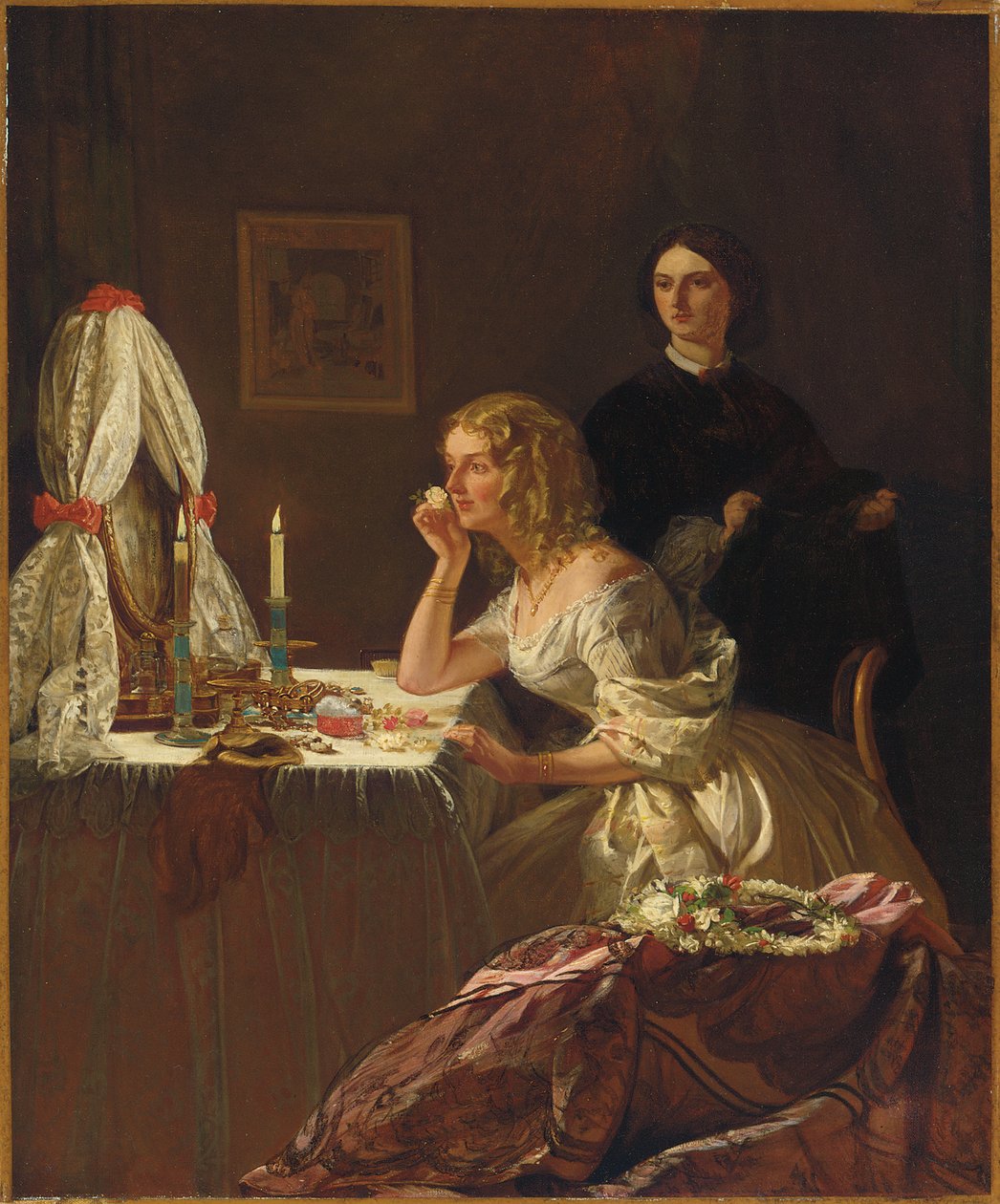 Une jeune femme à sa toilette - Augustus Leopold Egg