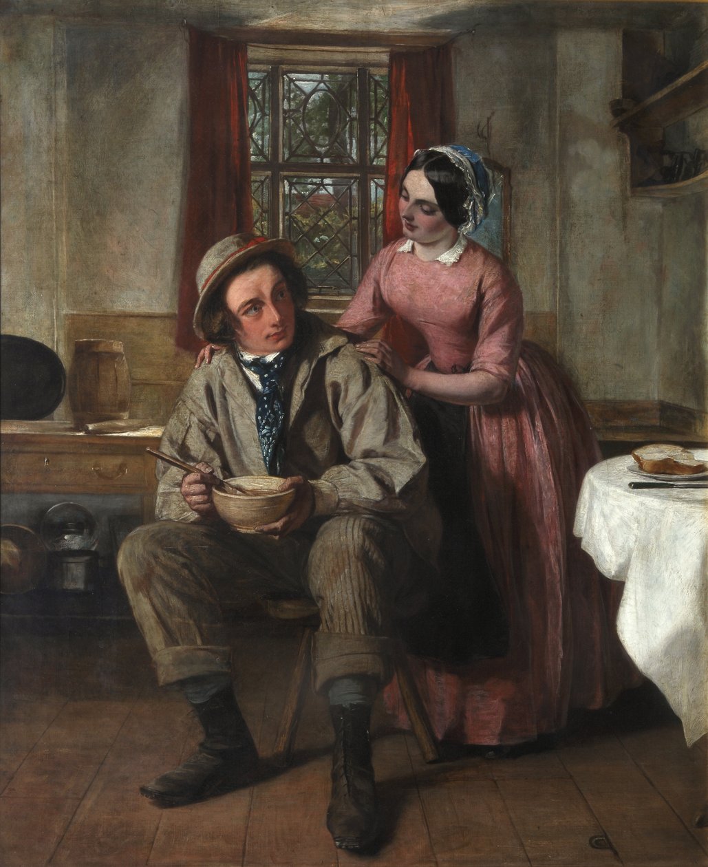 Charles Dickens dans le rôle de Sir Charles Coldstream, c.1850 - Augustus Leopold Egg