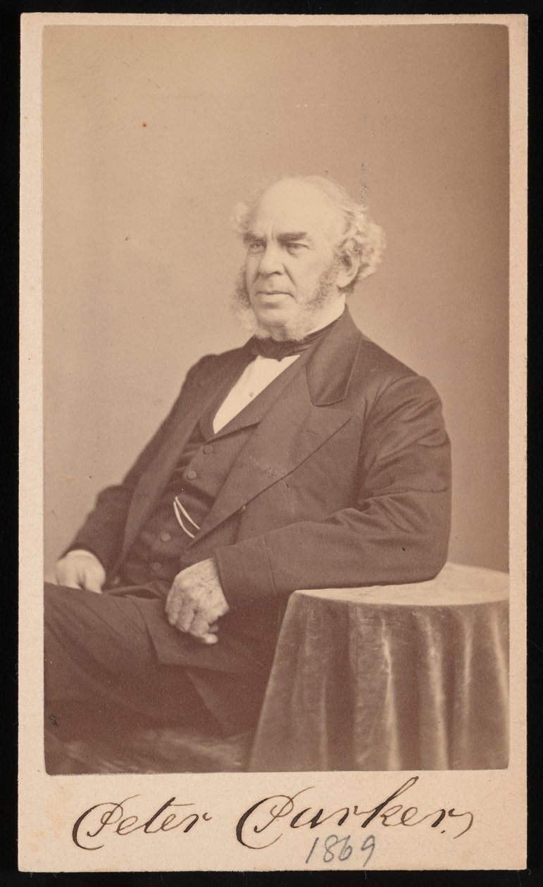 Portrait de Peter Parker 1804-1888, 1869 - Augustus Marshall