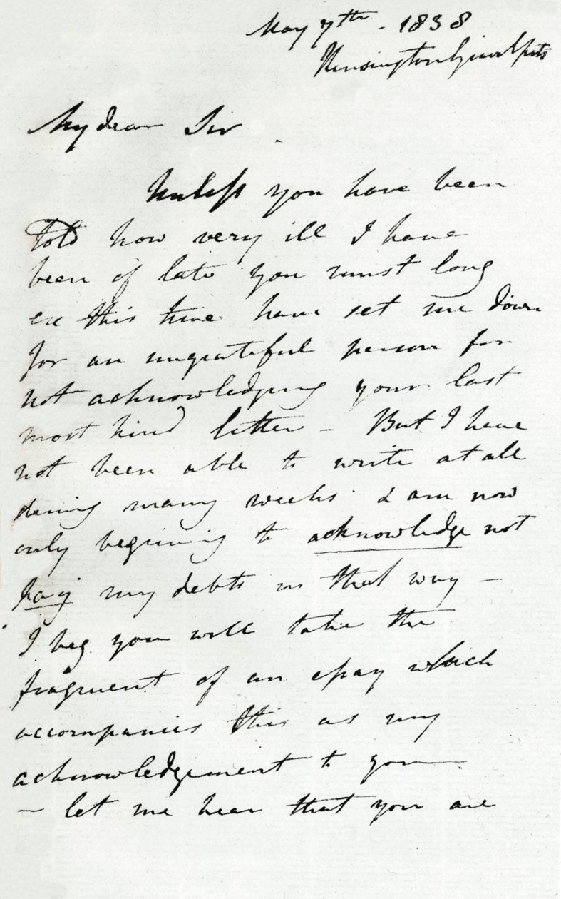 Une lettre d