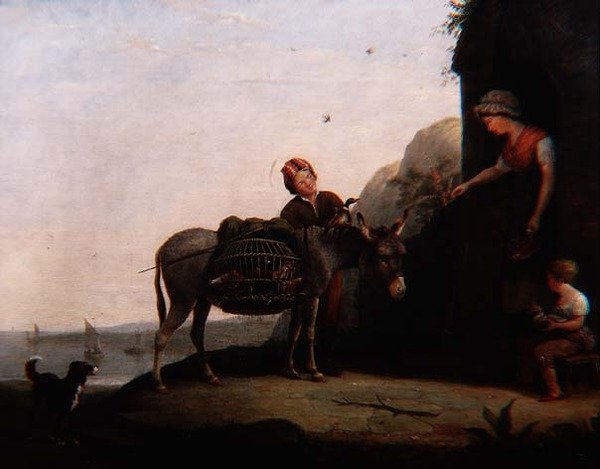 Marchandage pour la volaille - Augustus Wall Callcott