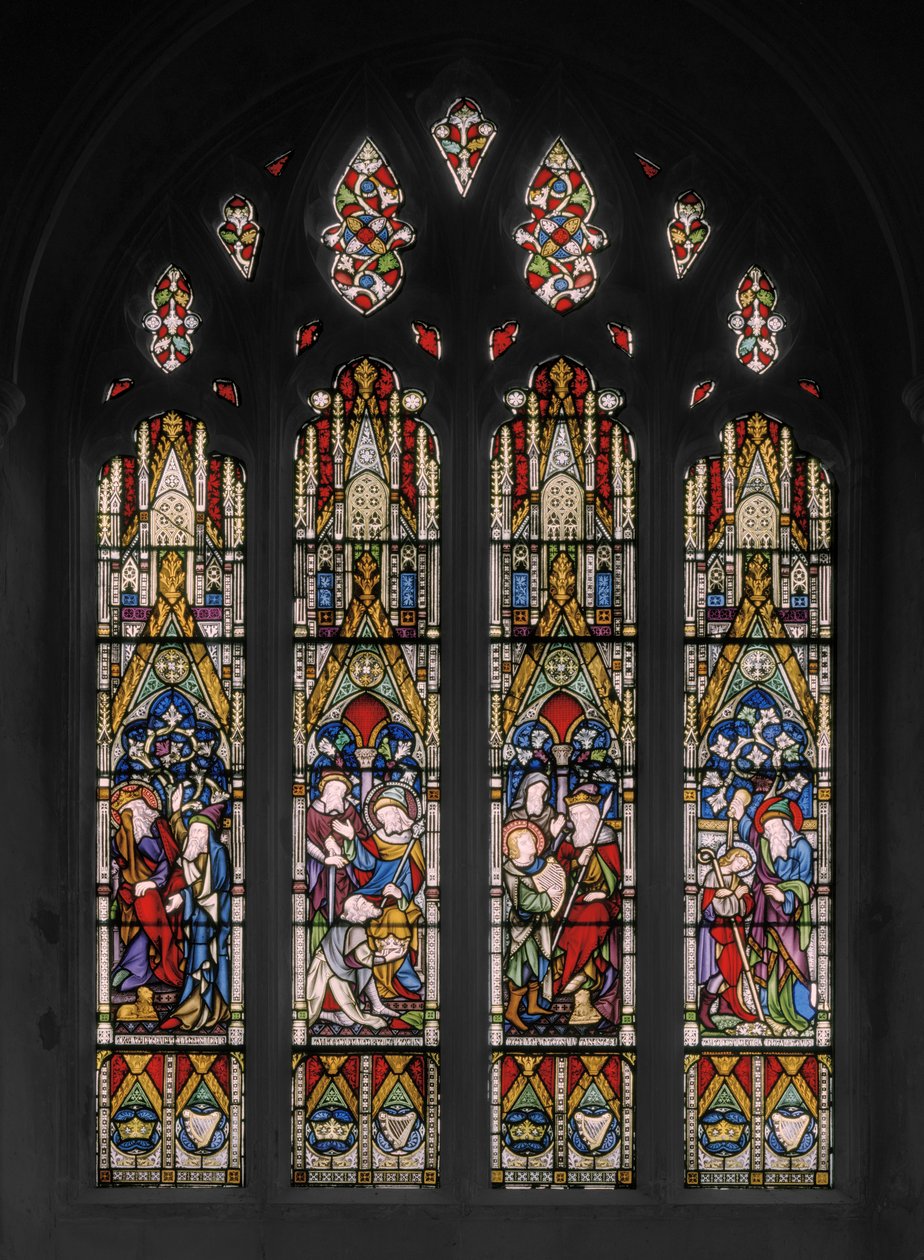 Scènes Bibliques de David et Saül - Augustus Welby Northmore Pugin