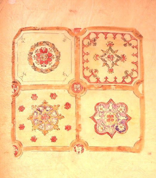 Conception du plafond pour le Palais de Westminster - Augustus Welby Northmore Pugin