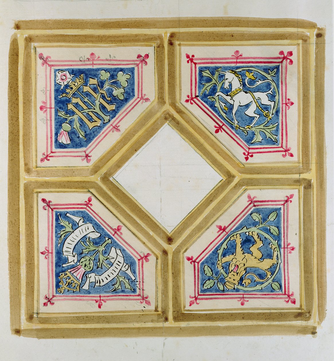 Conception pour le plafond de la Chambre des communes - Augustus Welby Northmore Pugin