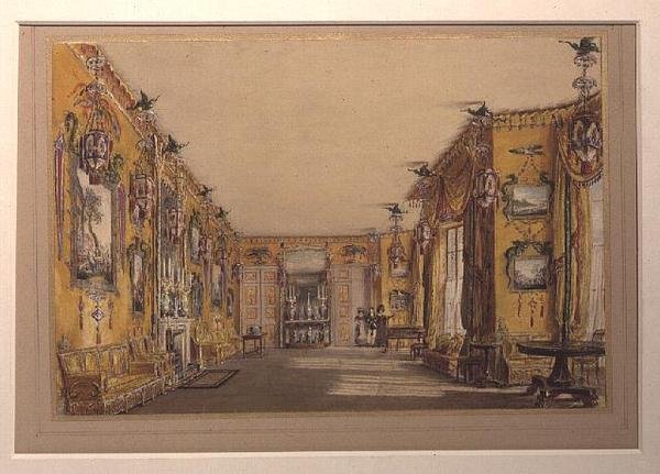 Le salon jaune (nord) - Augustus Welby Pugin