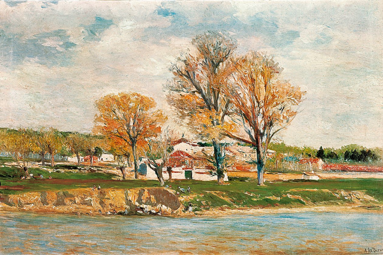 Les rives du fleuve Manzanares - Aureliano de Beruete