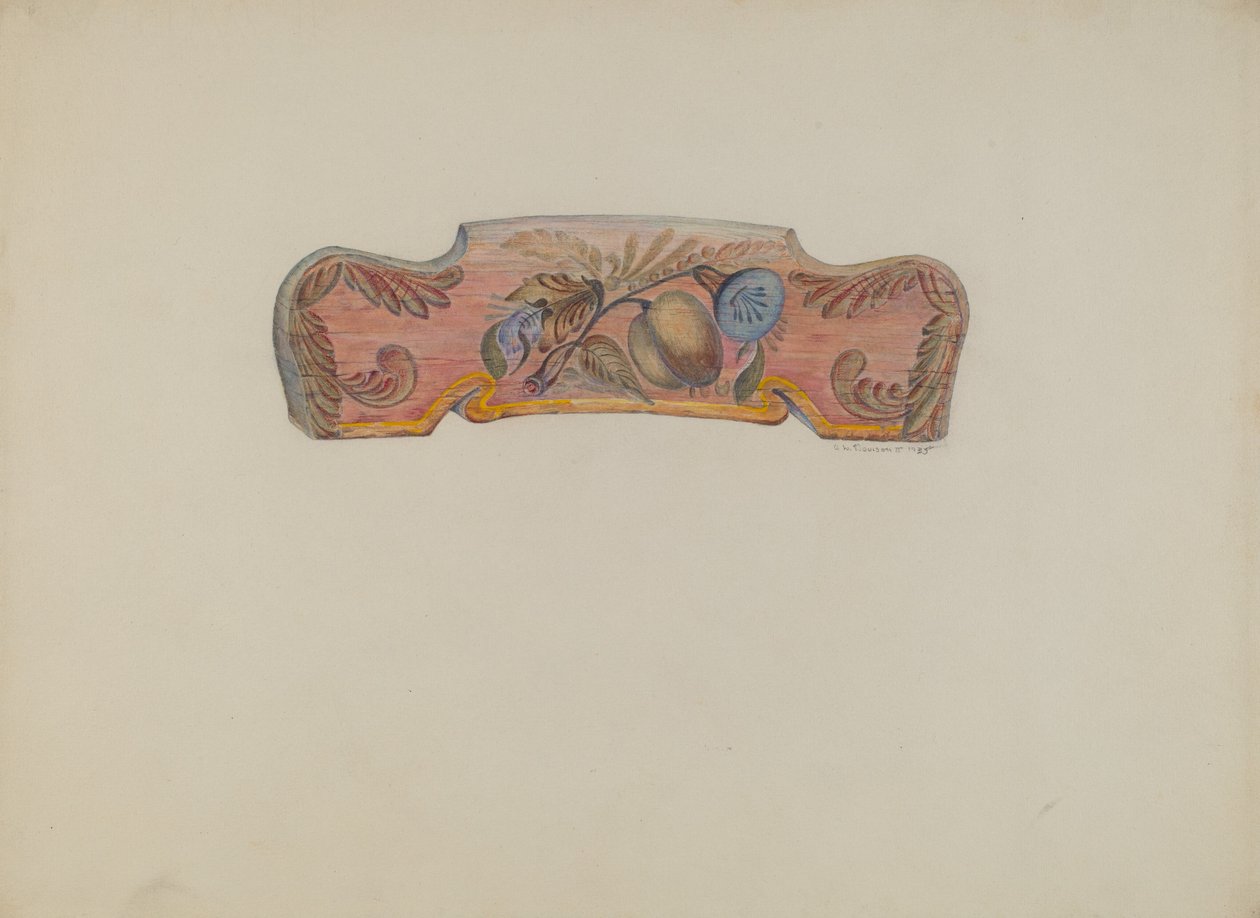Décoration de dossier de chaise - Austin L. Davison
