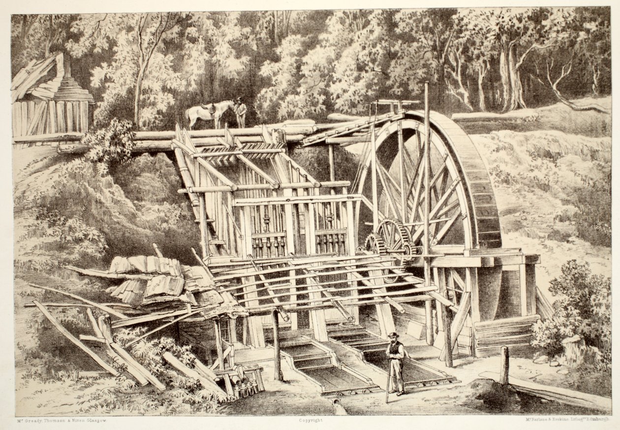 Moulin à écraser le quartz, de L