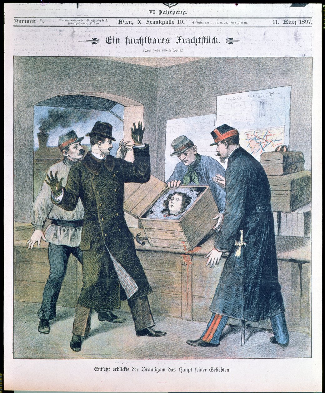 Une cargaison terrible, première page de l