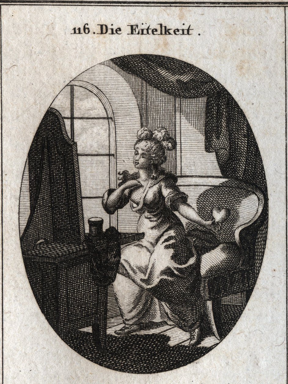 Allégorie de la vanité. Désireuse de plaire et d