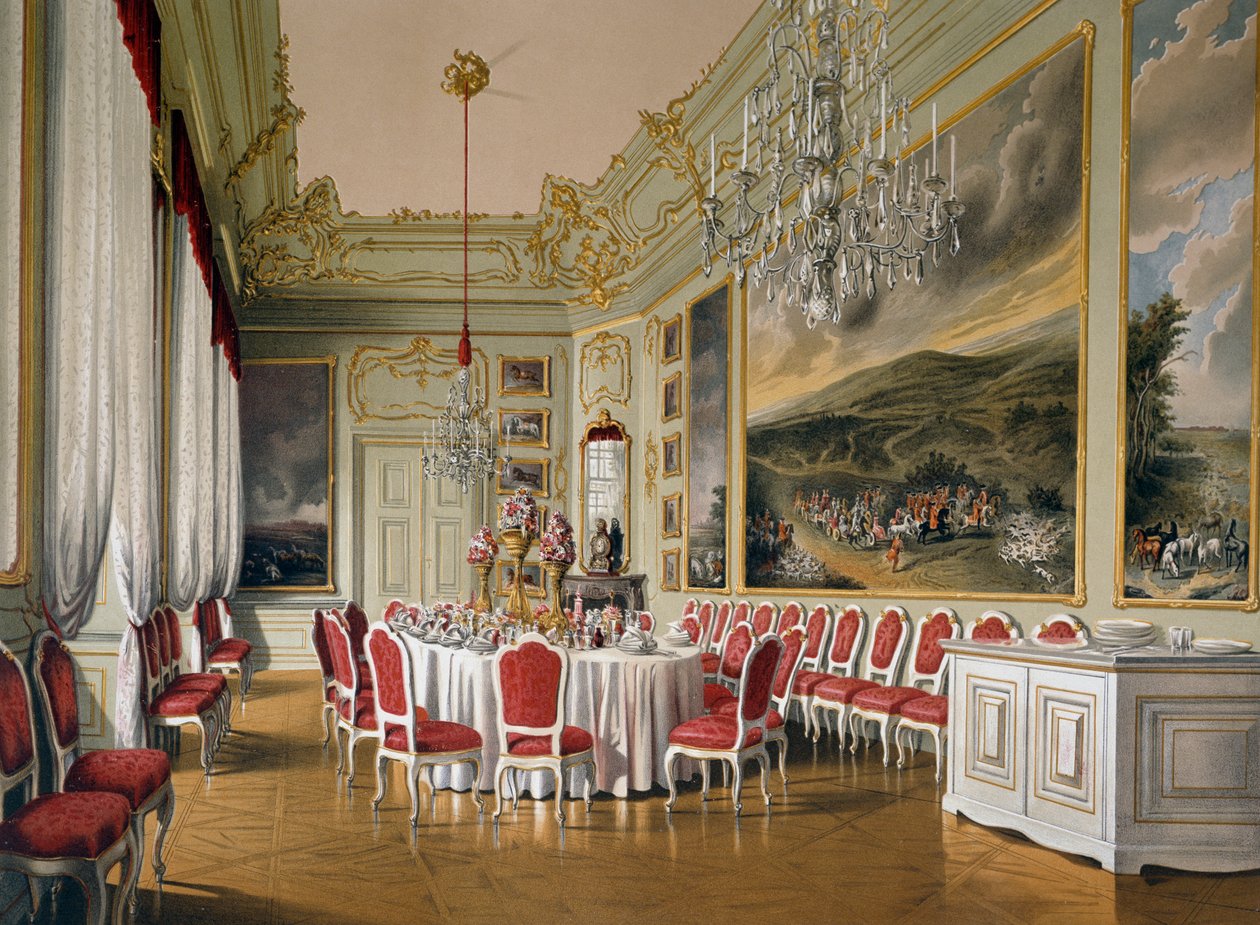 Salle à manger dans les Appartements Impériaux, Palais de Schönbrunn (Liste du patrimoine mondial de l