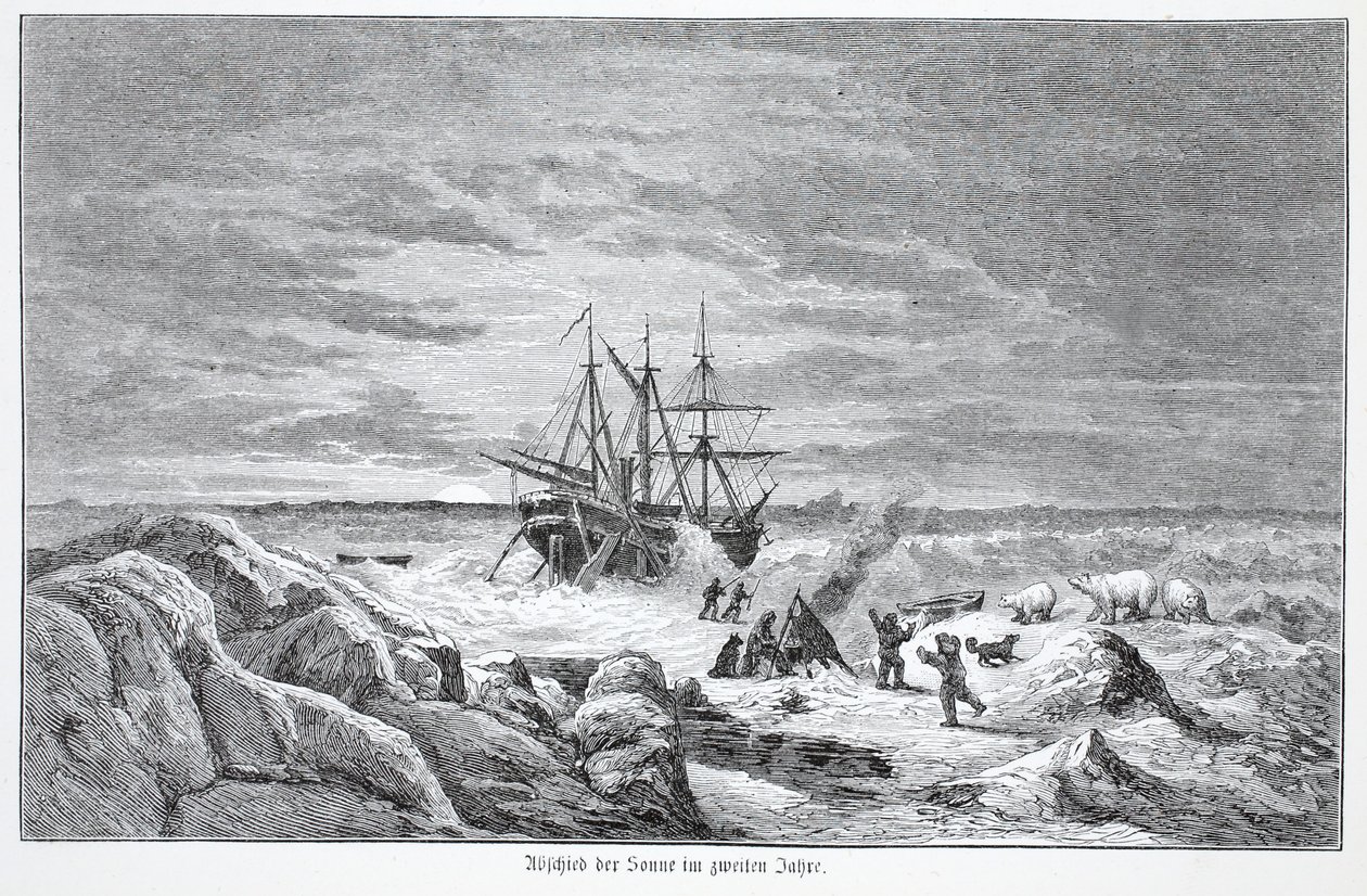 Adieu au soleil dans la deuxième année, 1876 - Austrian School