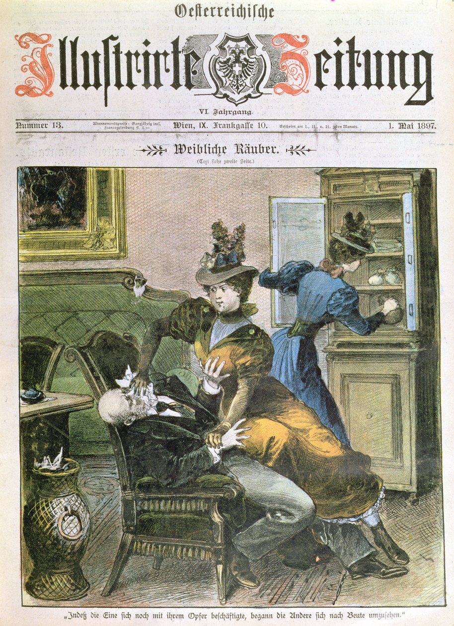 Dames voleuses, première page de l
