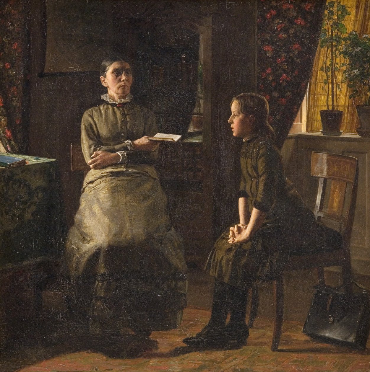 Enseignante et élève - Axel Helsted