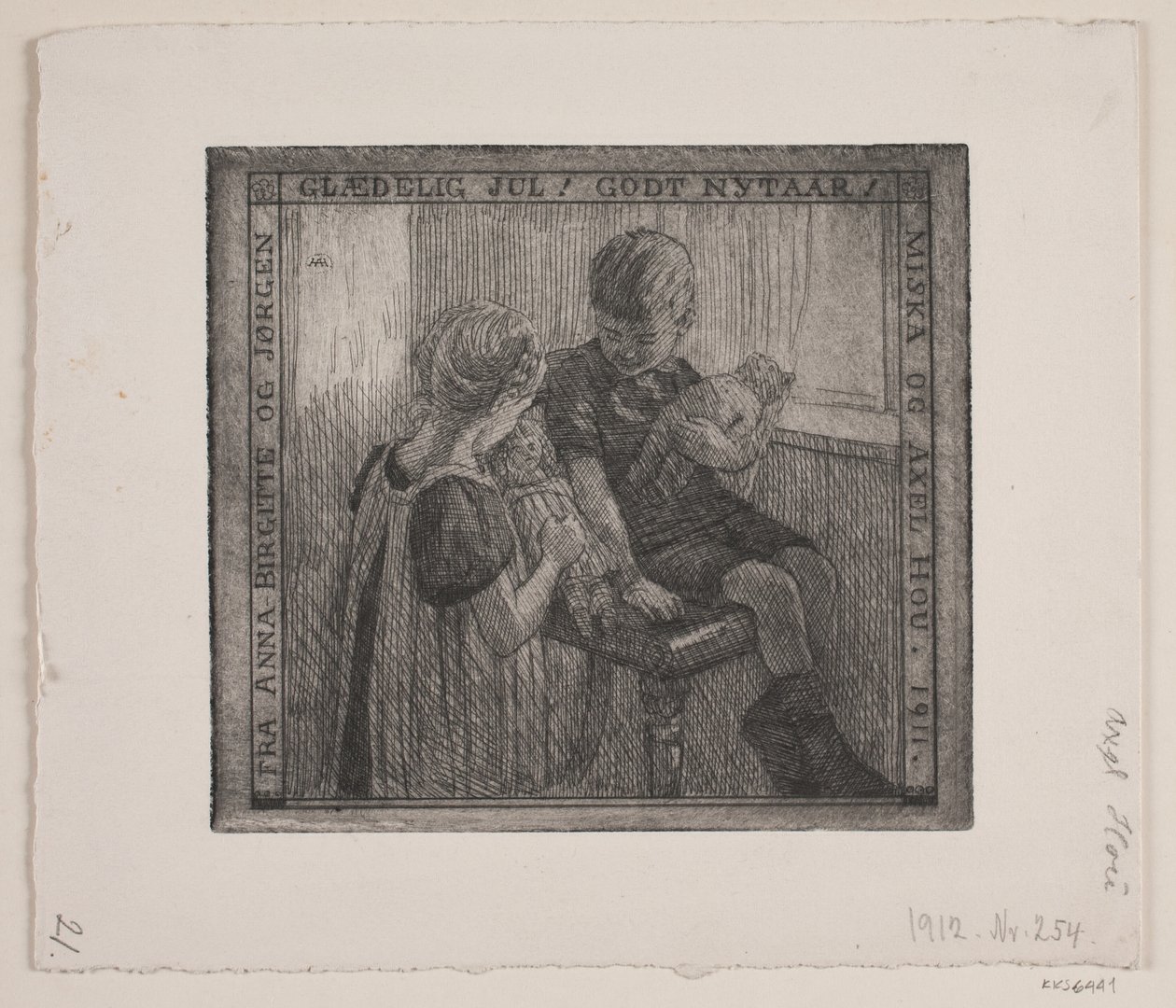 Carte de Noël et du Nouvel An - Axel Hou
