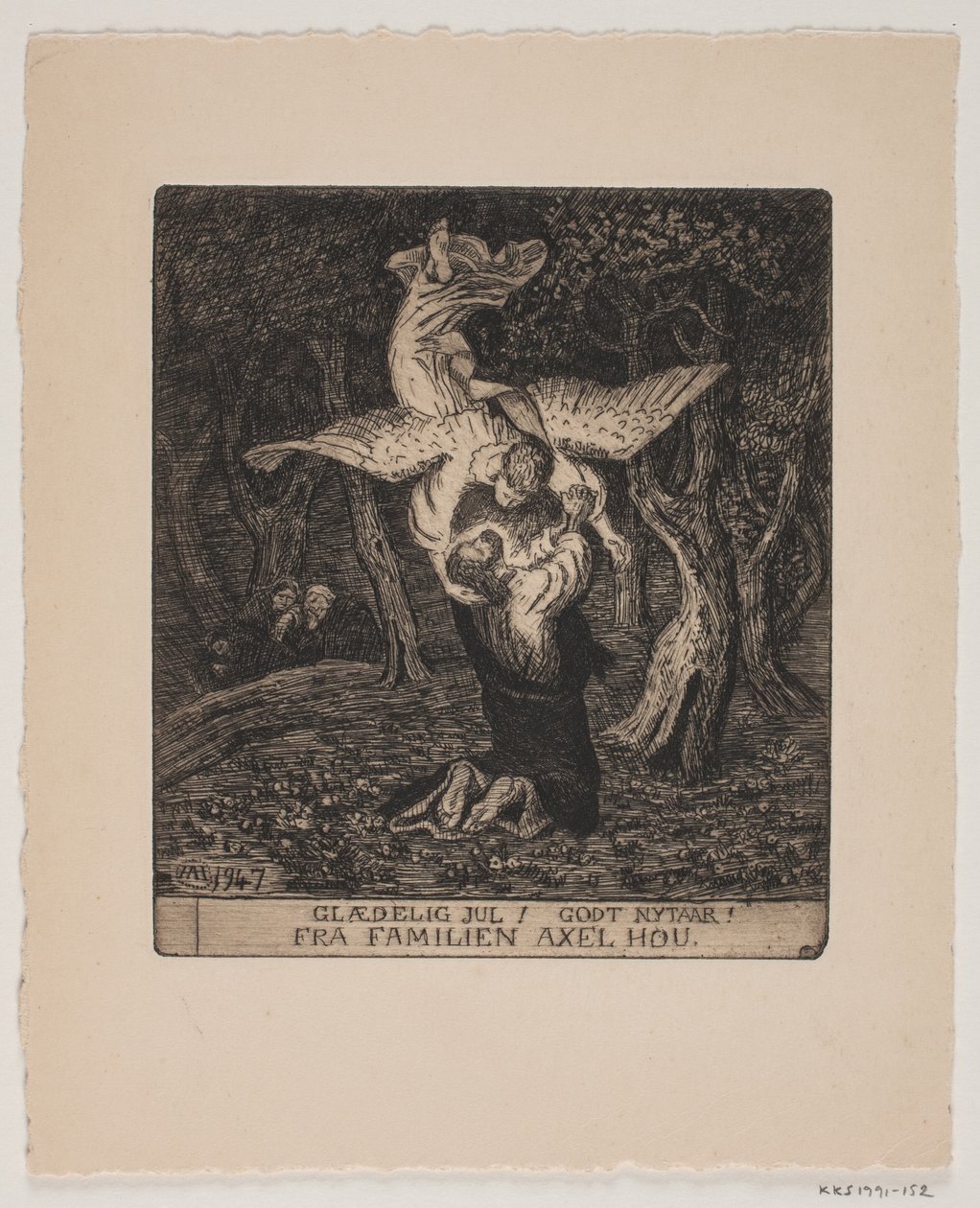 Carte de Noël et du Nouvel An - Axel Hou