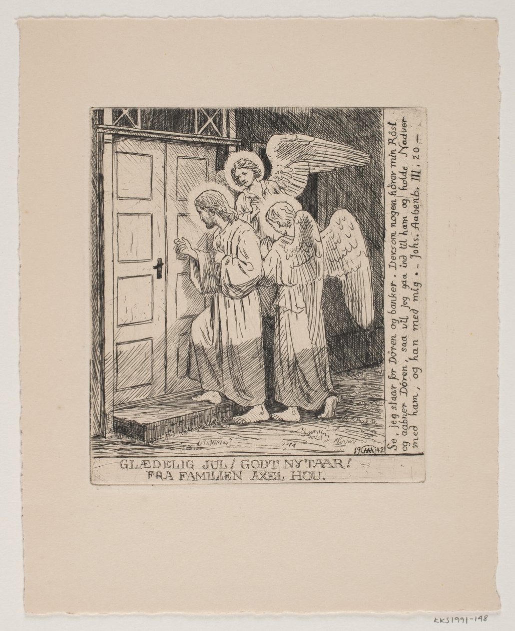 Carte de Noël et du Nouvel An - Axel Hou