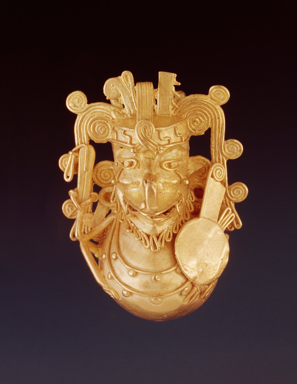 Dieu oiseau aztèque (or) - Aztec
