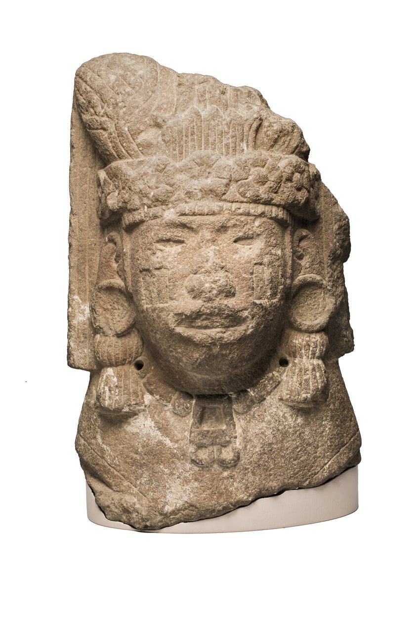 Tête de Xilonen, la déesse du jeune maïs, Tenochtitlan, Mexique, 1450/1500 - Aztec