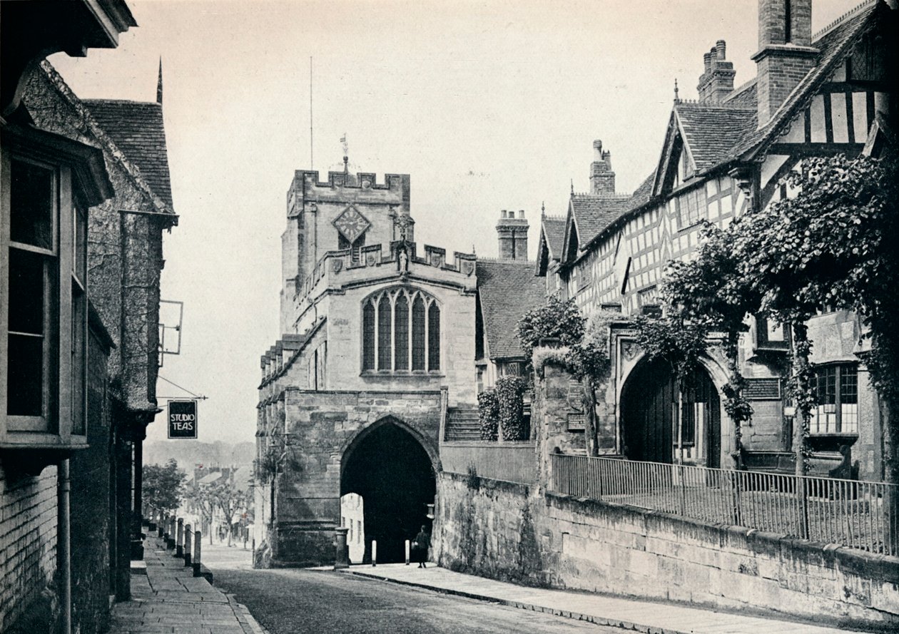 Église Saint-Jacques sur West Gate, Warwick, Warwickshire, 1929 - BC Clayton