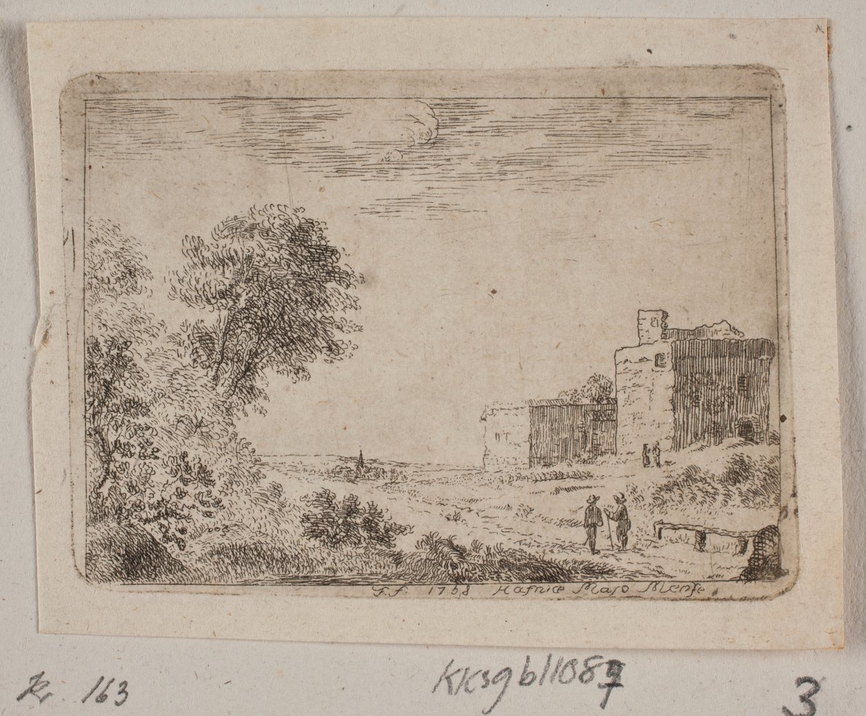 Une ruine - B. Flügge