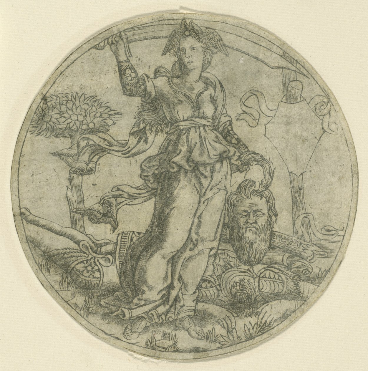 Judith avec la tête d