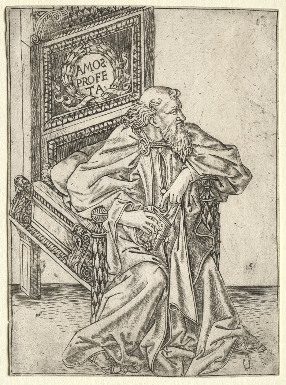 Les Prophètes : Amos, vers 1470-1475 - Baccio Baldini