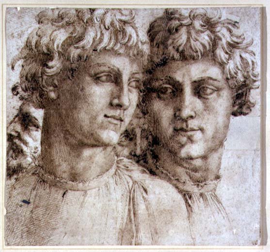 Étude de têtes - Baccio Bandinelli