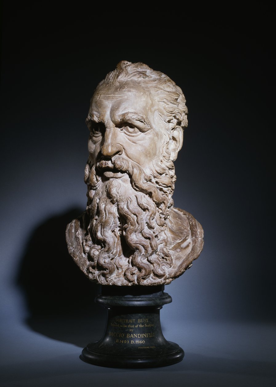 Étude de la tête de Saint Paul, vers 1535 - Baccio Bandinelli