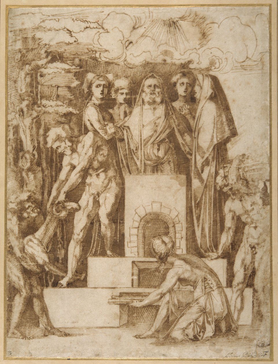 Le Sacrifice de Noé - Baccio Bandinelli