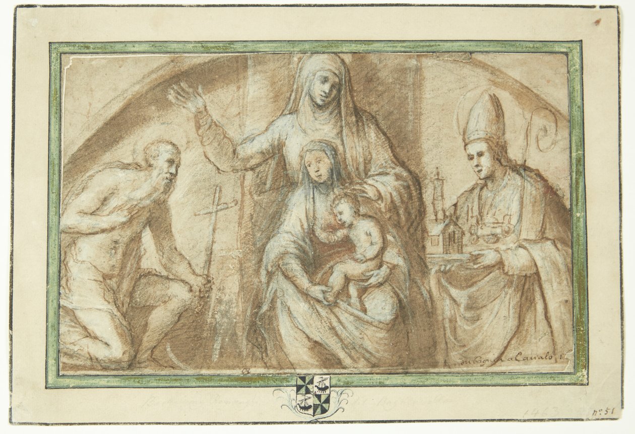 Anne entourée de Saint Jérôme et d