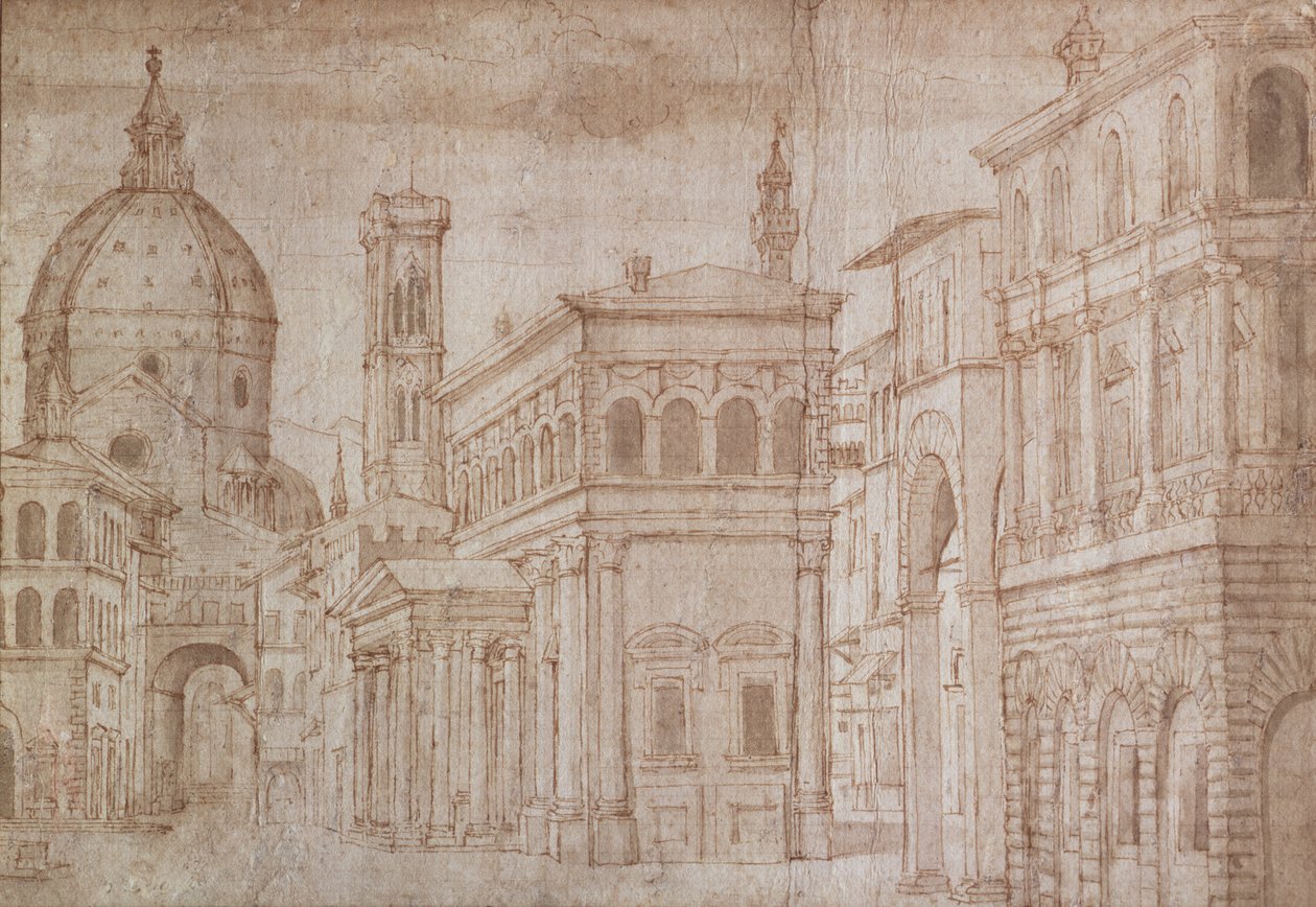 Caprice architectural - Baldassare Lanci