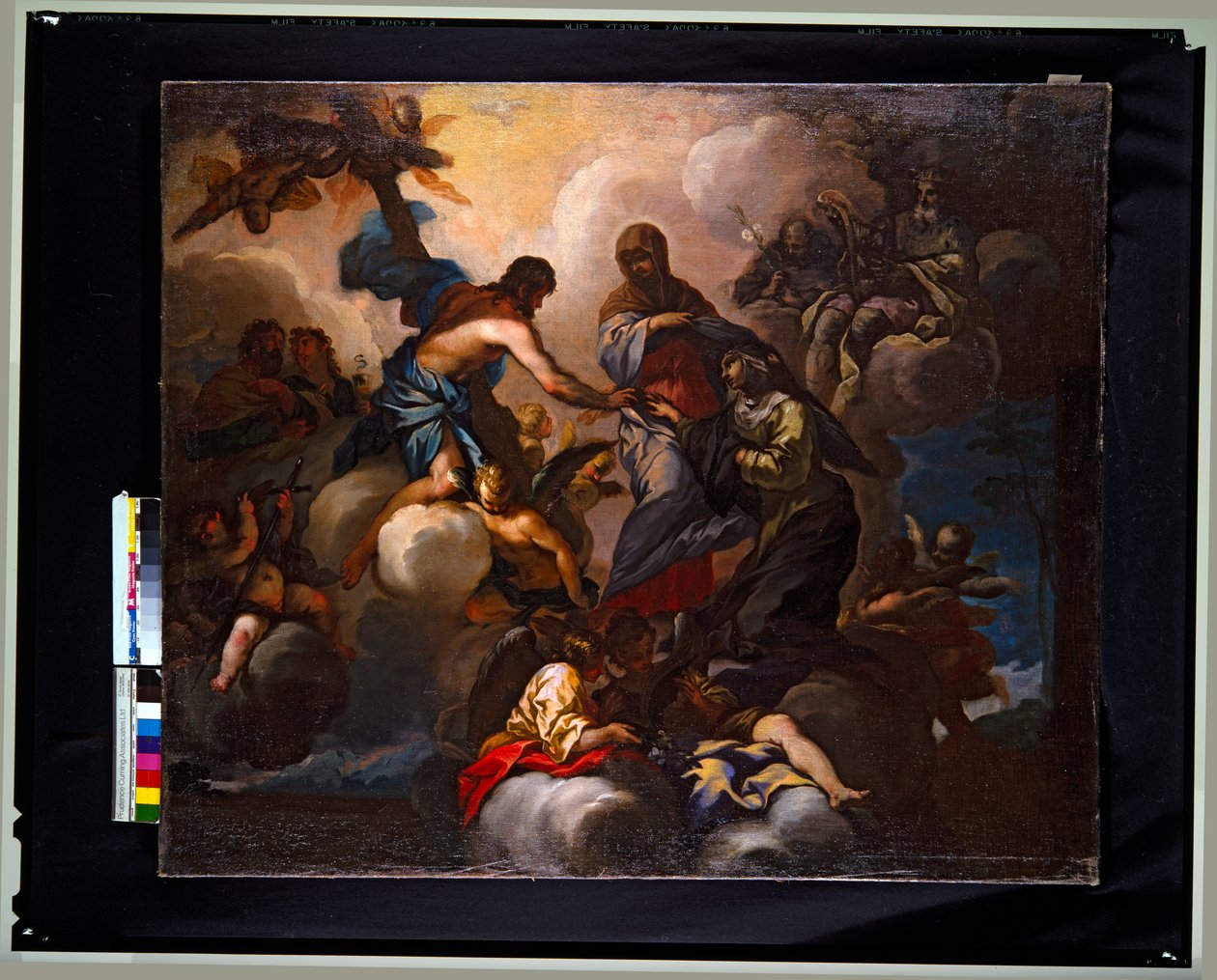 Modello, Mariage mystique de Sainte Catherine de Sienne - Baldassare Franceschini
