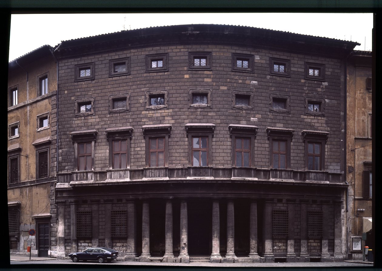Vue du palais renaissance Massimo alle Colonne - Baldassarre Peruzzi