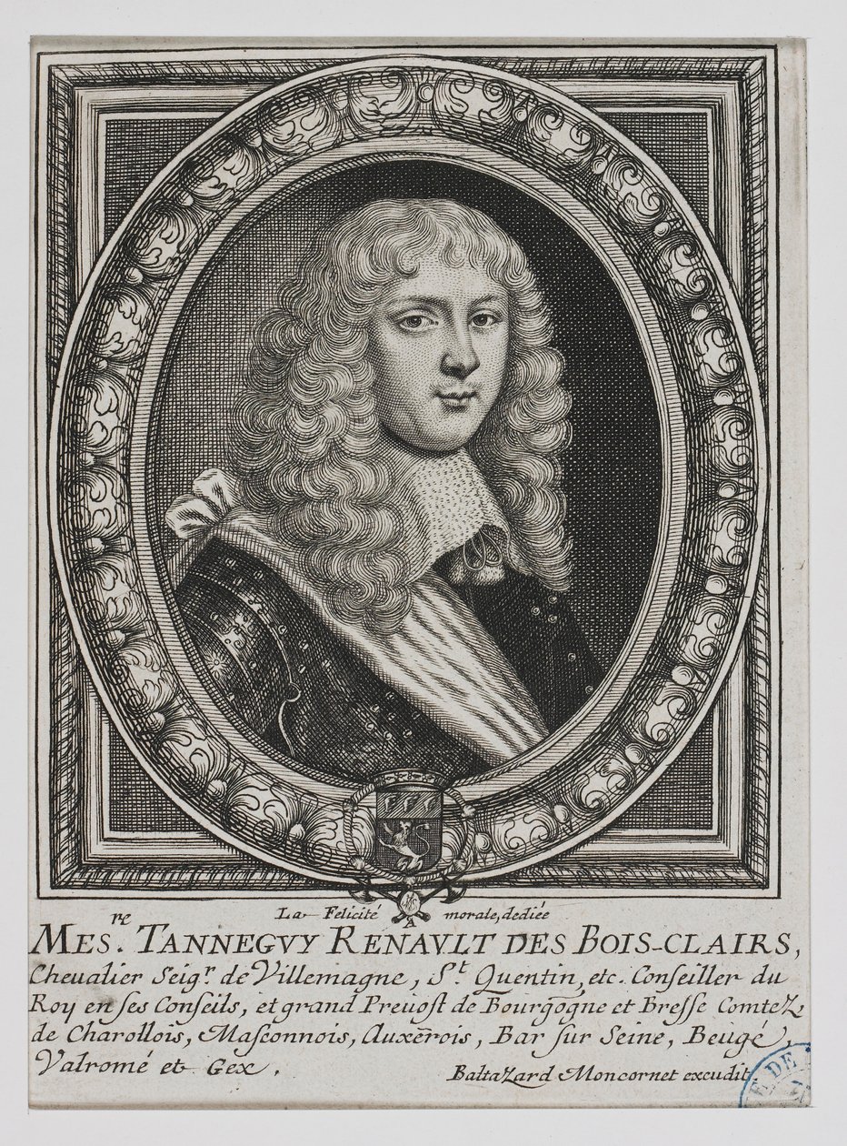 Copie de Portrait de Tenneguy Renault des Bois-Clairs par Moncornet - Balthazar Moncornet