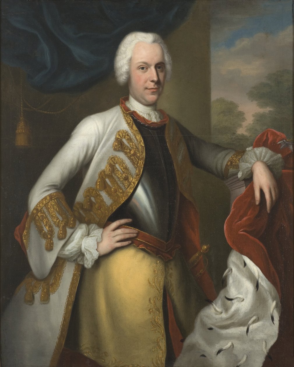 Adolf Fredrik (1710-1771), roi de Suède, duc de Holstein-Gottorp, prince-évêque de Lübeck, époux de Lovisa Ulrika de Prusse - Balthasar Denner