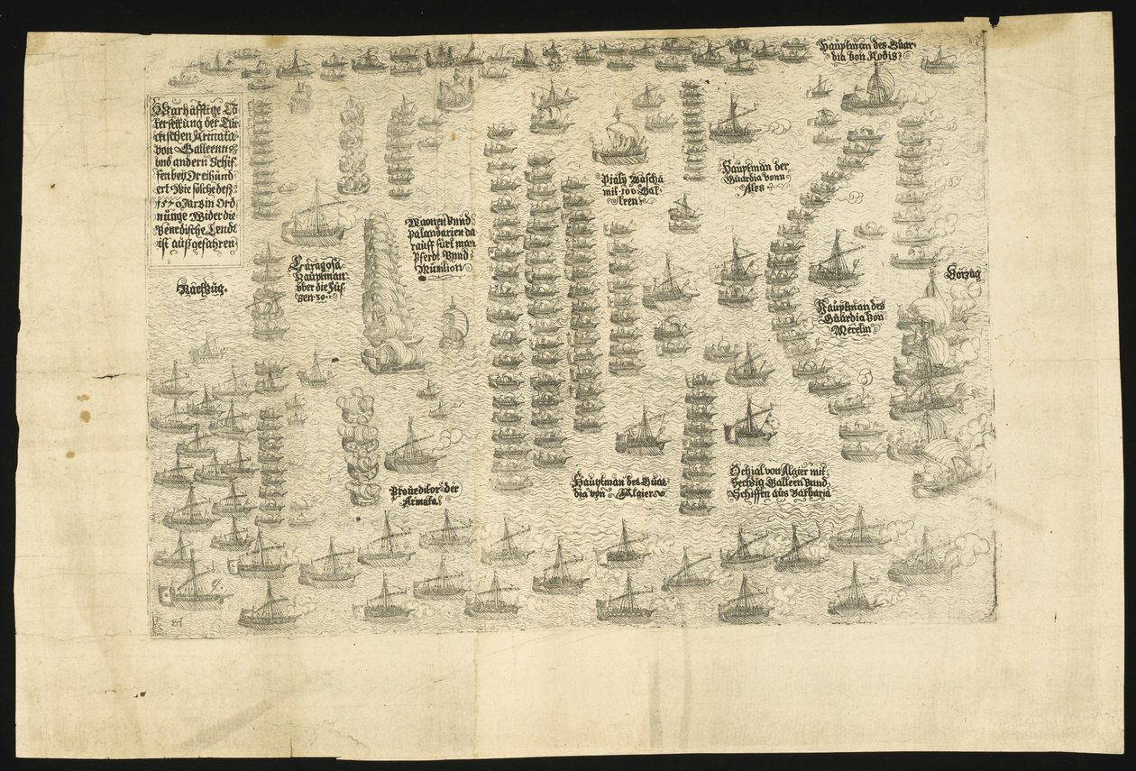 La Bataille de Lépante le 7 octobre 1571, 1571 - Balthasar Jenichen