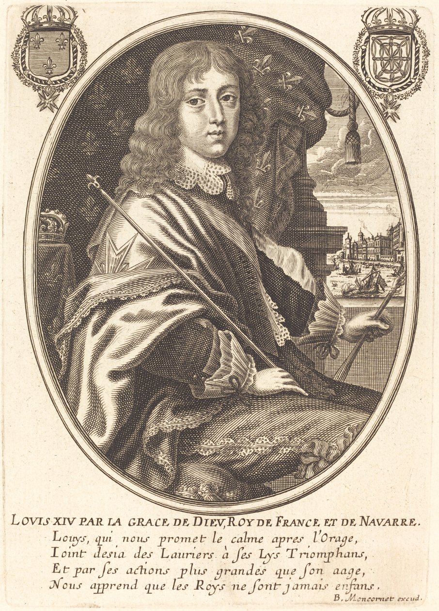Louis XIV, roi de France - Balthasar Moncornet