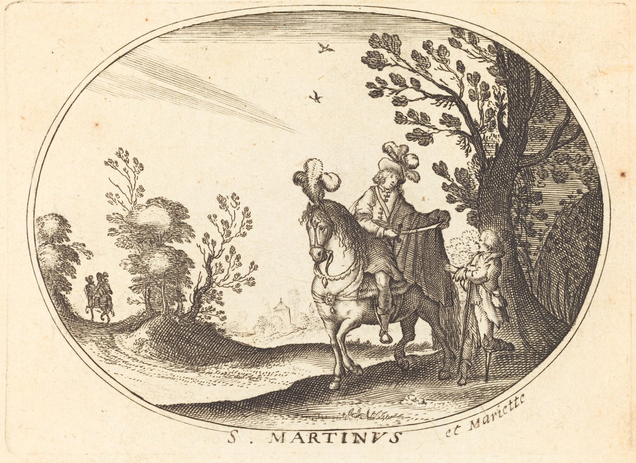 Saint Martin et le Mendiant - Balthasar Moncornet