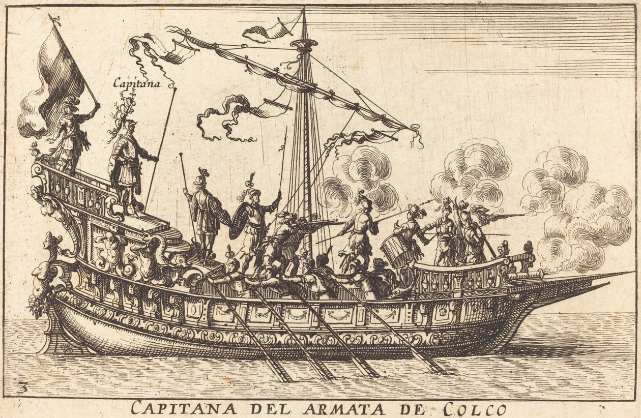 Capitana del Armata de Colco - Balthasar Moncornet after Remigio Cantagallina