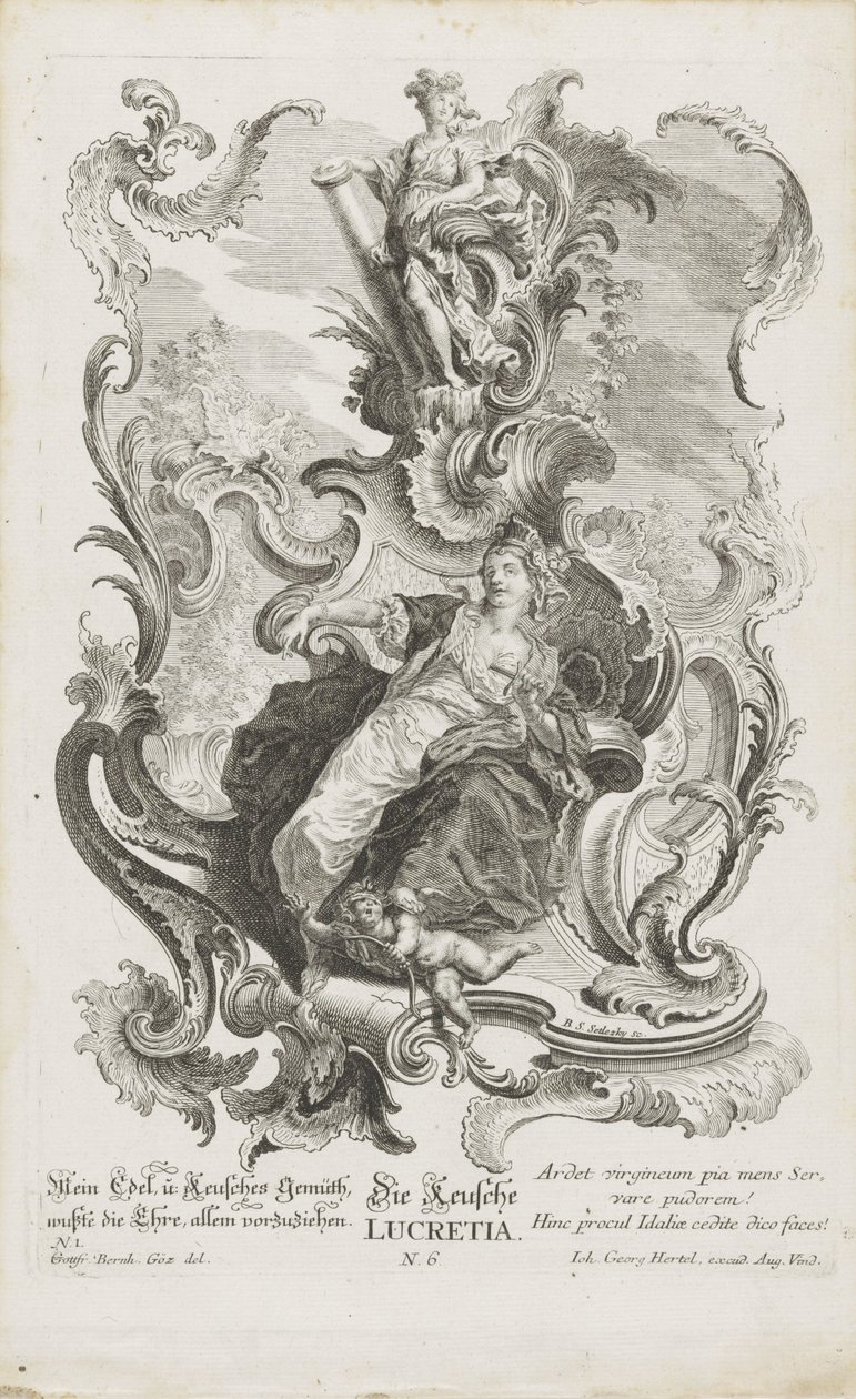 La chaste Lucrèce - Balthasar Sigmund Setletzky