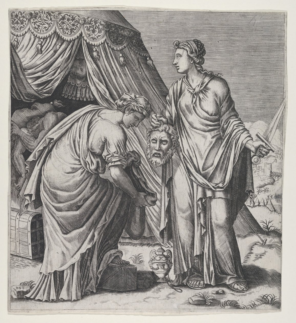 Judith avec la tête d
