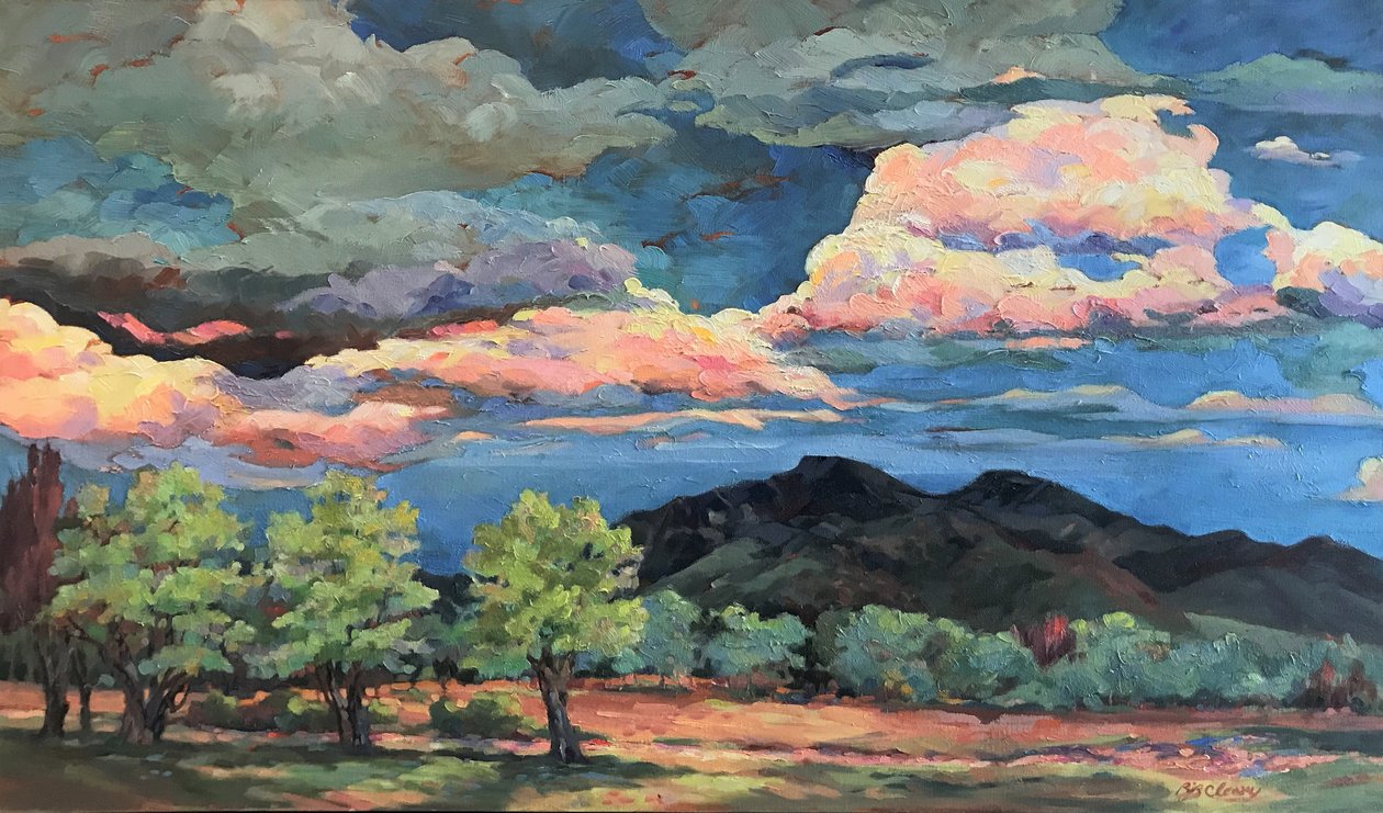 North Taos, 2007 (huile sur toile) - Barbara Cleary