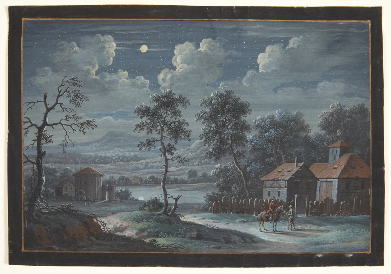 Un paysage méridional au clair de lune - Barbara Dietzsch