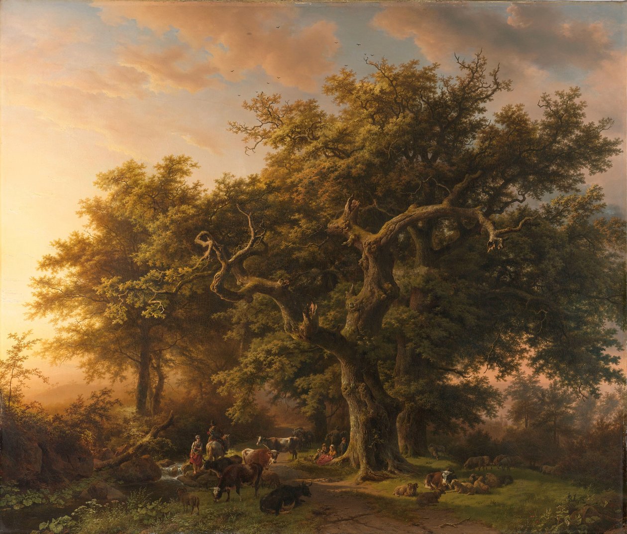 Scène forestière - Barend Cornelis Koekkoek
