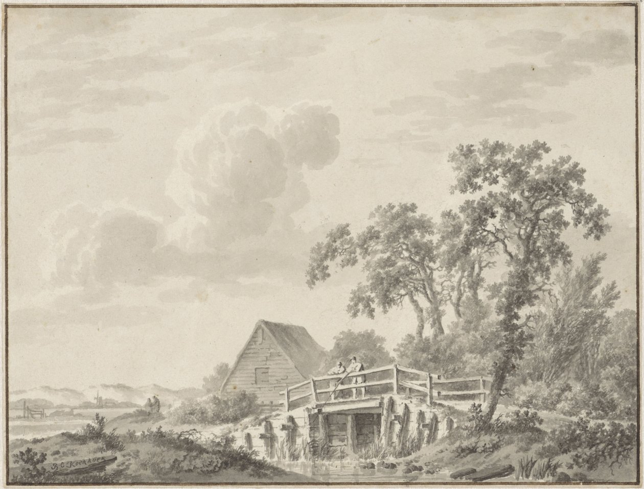 Paysage au bord d