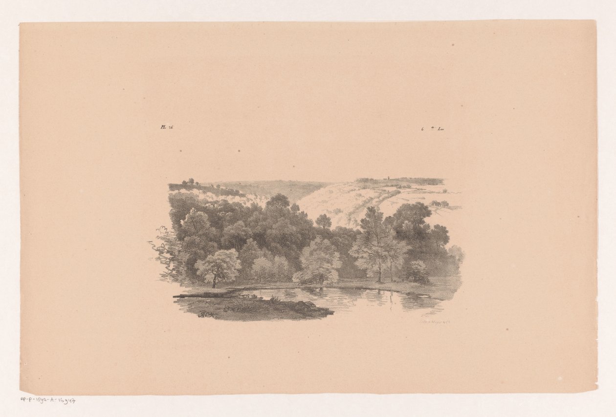 Vue sur un paysage vallonné - Barend Cornelis Koekkoek